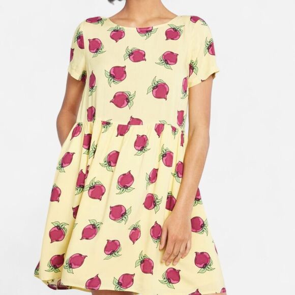 ModCloth “Beet It” Veggie Print Babydoll Dress – Whimsical Cottagecore small - Picture 2 of 8